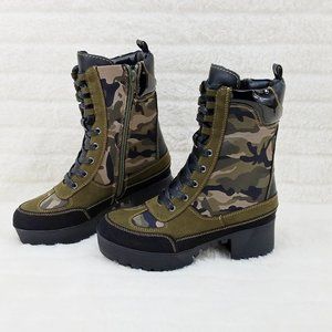 BAMBOO | Shoes | Camo Canvas Platform 